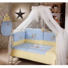Постельный комплект Feretti Sestetto Long Giraffe Blue Prestige